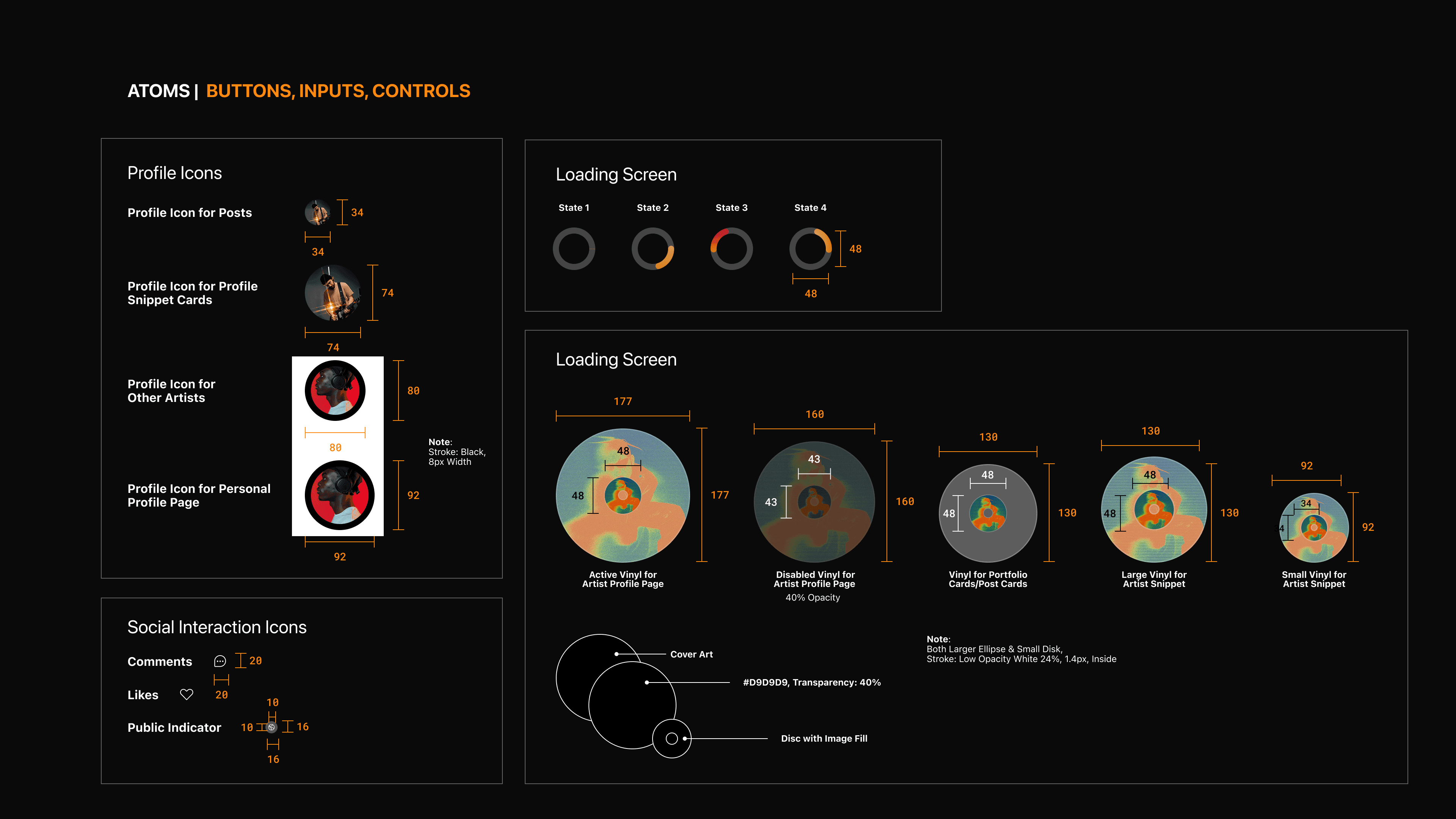 AMP atoms: buttons, inputs, and controls