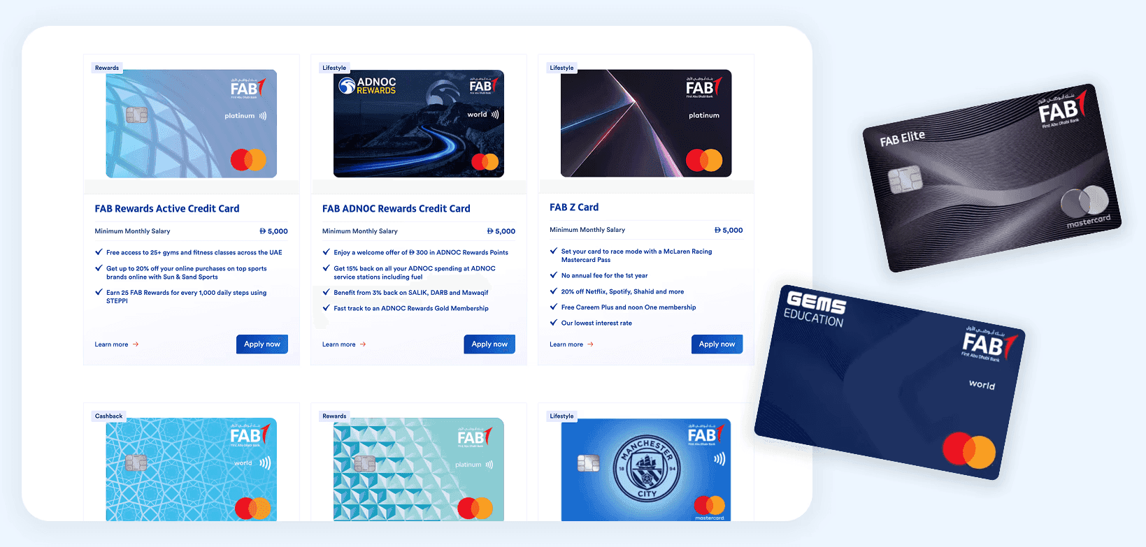 Credit card decision-complexity illustration